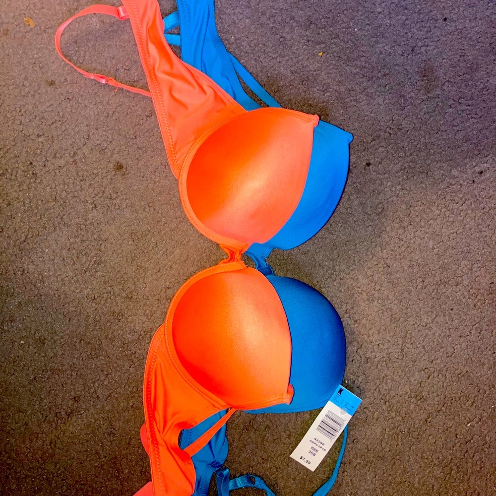 Bundle of bras 36b and 36C blue NEW WITH TAGS